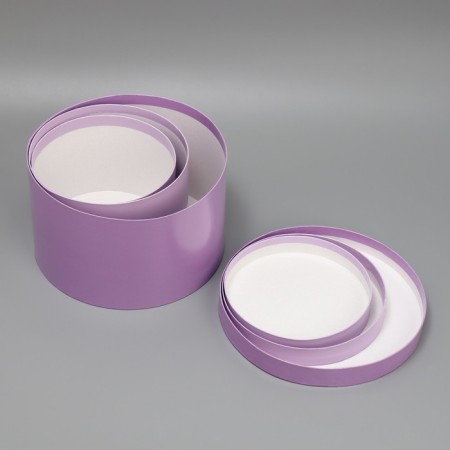 Set of hats 3 in 1, gift packaging, Lavender, 18 x 18 x 13–25 x 25 x 15 cm-10