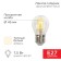 Lamp Filament ball GL45 7.5W 600LM 2700K E27 Transparent REXANT