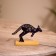 Kangaroo souvenir on a stand, wood 11x4x8 cm
