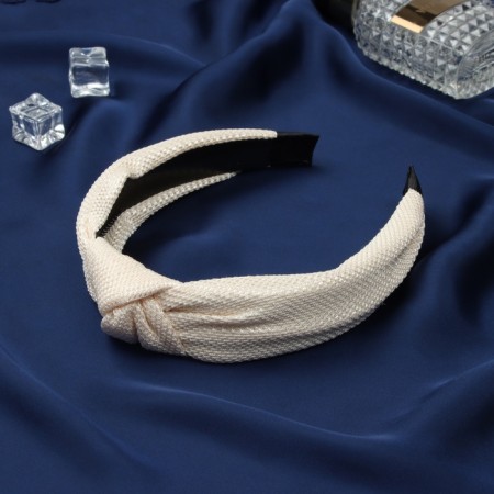 Hair cap "Ivi" 3 cm, milk