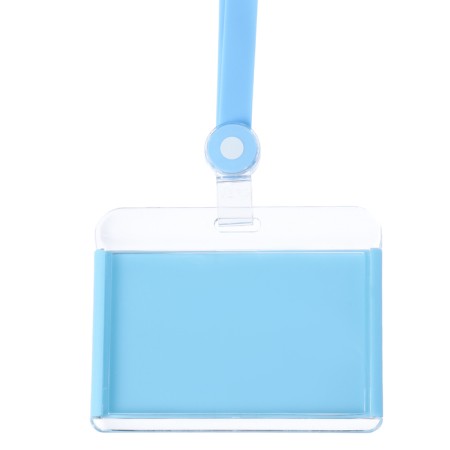 Horizontal badge 85 x 54 mm, erichkrause acrylic case, silicone tape, mix-1