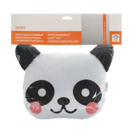 Pillow on the headrest Matech Cutie Line, 30 x 25 x 10 cm, black, white-6