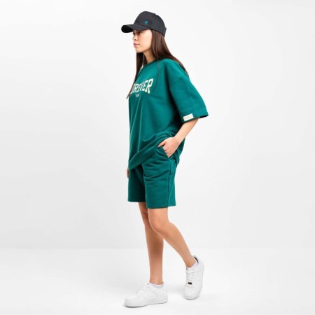 Women's costume with MIST OLD School shorts size 42, green color-3