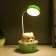 Sensor lamp with a “Mikhalych” planter LED, from USB/AKB 6 WT white-green 8x6x25 cm Risalux 1006