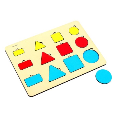 Board "Geometric Figures", 12 inserts-2