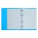 Notebook on rings A5 80 sheets in Calligrata cage is blue, plastic cover, offset unit