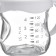 A bottle for feeding Ø50 shg 120 ml., Glass, white color