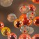 Apron "Orange Bubbles" (photo printing) 3000x600 mm