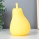 Spinker "Pear" LED from 3xlr44 batteries yellow 9x9x13 cm Risalux