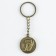 Keychain for keys, metal, amulet “so that everything is always ok” brass, 3 x 3.5 x 2.5 cm