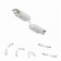 Connector for the busbar (flexible) Track Accessories, white color