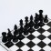 Board game 2 in 1: chess and checkers, plastic figures, cardboard 30 x 30 cm field