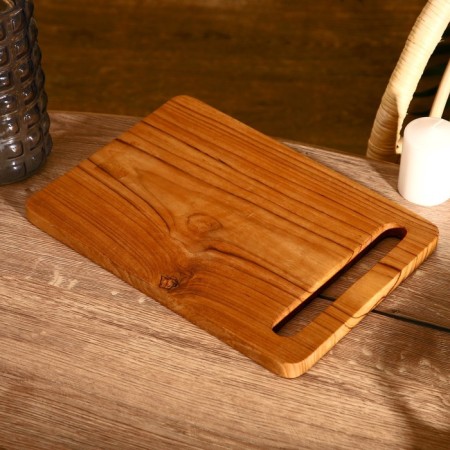 Cutting board 35x25x2 cm, tick tree-1
