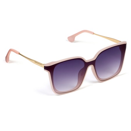 Women's sunscreen glasses "OneSun", UV 400, pipe 15 cm, lens 5.4x5.4 cm-3
