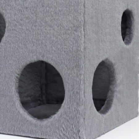 Cat house "Cube with a paw", with a toy, 40 x 40 x 40 cm-7