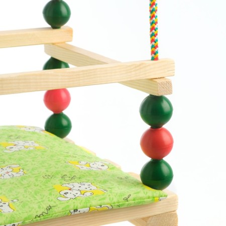 Suspended armchair for a playing site with a soft seat, "breeze", seat 34x28 cm-3