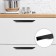 Furniture handle CAPPIO, M/O = 160 mm, length 250 mm, color black