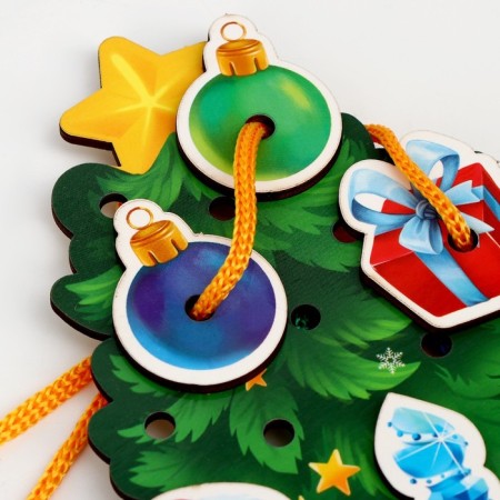 New Year's toy. Lacing "New Year! Holiday in the forest "-3