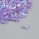 Beads for creativity Plastic "Rhombus Crystal Golography Lilac" set 20 grams 0.6x0.6x1.2 cm