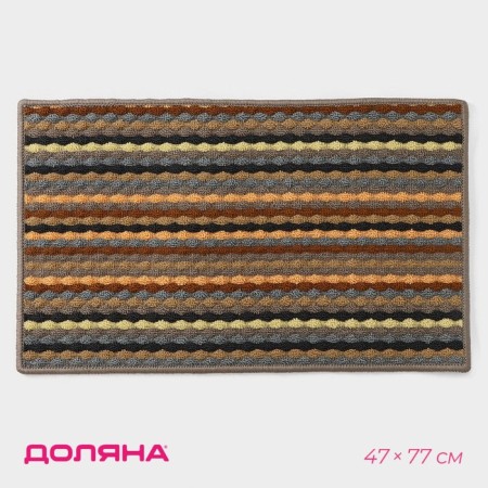 Walker -shaped rug -shaped shallow shade "Color pigtail", 47 × 77 cm