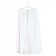 Carnival cloak for children, plush white, length 80 cm