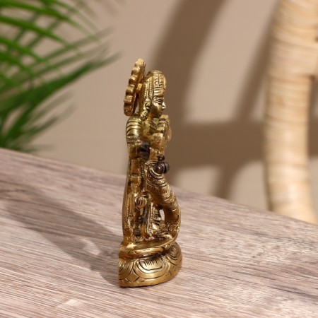 Souvenir "Krishna" Brass 10 cm-2