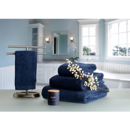 Terry towel Essential, 600 g, size 50x90 cm, dark blue color-5
