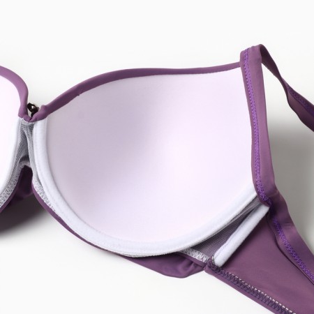 Separate female swimsuit, purple color, size 52-2