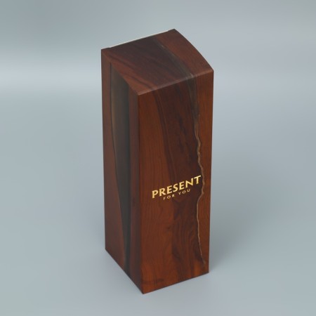 Gift folding box, packaging, "Pressent", 9.5 x 32.5 x 9 cm-5