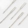 Needles for household sewing machines, for denim fabrics and tarpaulin, No. 80