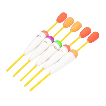 Flot of Yaman "cone" through with a boss, polystyrene, 3.1 g, color mixt. 5 pcs.-1