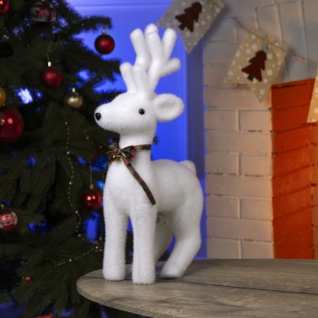 LED figure "Deer" 26 × 45 × 12 cm, phlock, AAX2 batteries (not complete), glow warm white-1