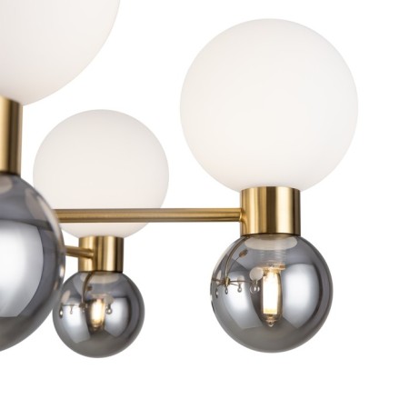 Freya FR5394CL-12BS Bony, 660x660x410 mm ceiling lamp, G9, 12x25W, brass color-3