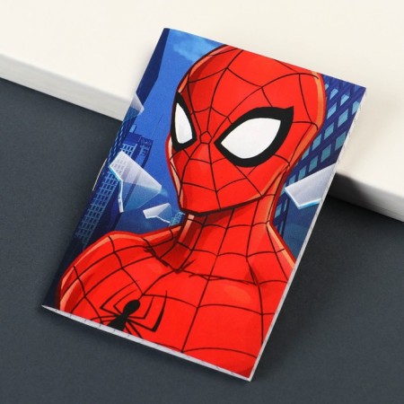 Notepad A7, on the paper clip, 16 sheets, Spider-Man-2