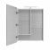Aquaton Londry Carder Mirror, 60 cm