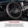 Leather braid, m gray Skyway, chrome, with perf. inserts