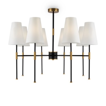 Caustra Freya Fr5196PL-08BBS TIDA, 830x830x475 mm, E14, 8x40W, black color and brass-1