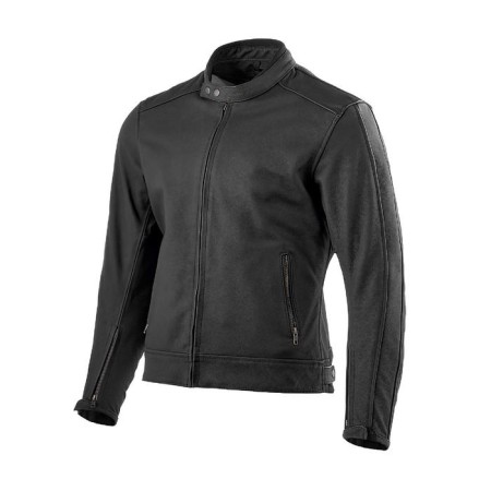 Men's leather jacket Cheastor, size m, black-1