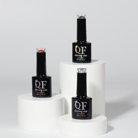 Nail polish gel, set 3 pcs, 10 ml, reflective-1