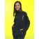 Jumper for girls, height 134 cm, black color