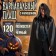 Halloween carnival cloak with a hood, length 120 cm, black color