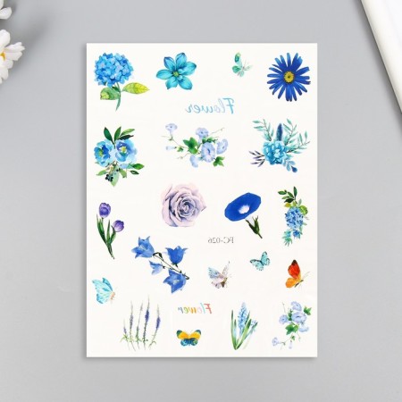 Tattoo on the body color "Flower buds" mix 24x14.5 cm-2