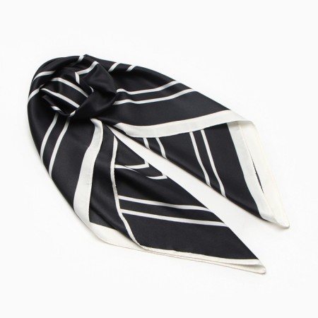 Women's scarf minku 70*70 cm, black