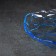 Set of glasses Glass Estrella, D = 28 cm, 6 pcs, Blue color