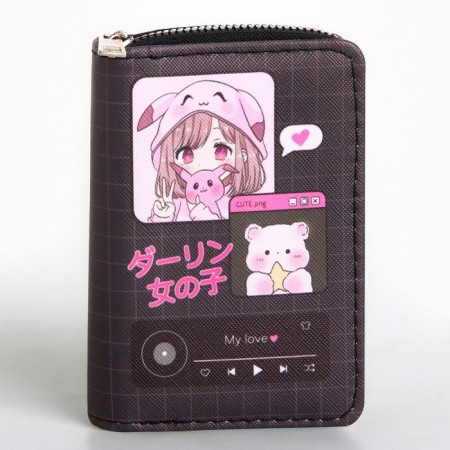 Children's wallet "Anime" 12.5*9*2 cm-4