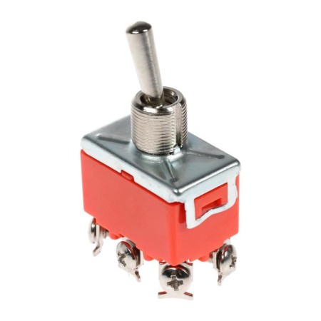 Tumbbler, 250 V, 15 A, On-OFF-ON, 6C