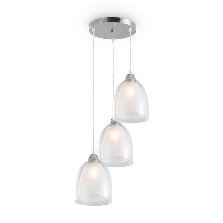 Suspended lamp Freya Fr5375PL-03CH ASTERY, 370x370x900 mm, E27, 3x60W, color chromium
