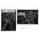 Engraving "superhero", full -color base, set of 2 pcs., 10 x 15 cm