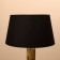 Bruno tablet lamp black/golden 1x40W, E27, 50x50x78 cm