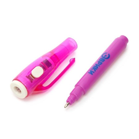A pen with ink and a flashlight for drawing light "Secrets of girlfriends", mix-3